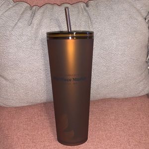 Brown Starbucks cup
